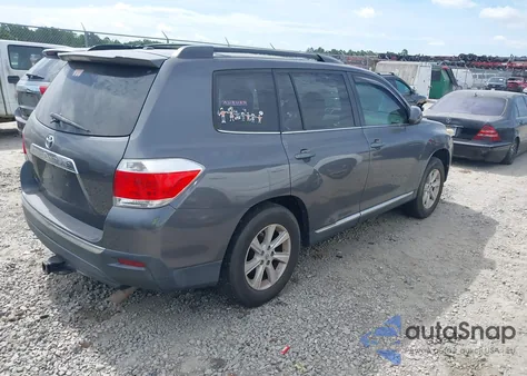2012 Toyota Highlander Se V6 из США, поврежденный, VIN 5TDZK3EH4CS073584